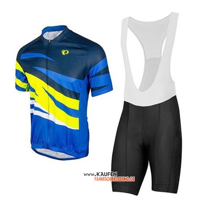 Pearl Izumi Kurzarmtrikot 2020 und Kurze Tragerhose Gelb Blau